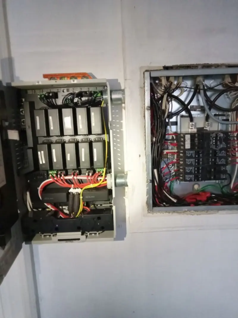 Electrical panel upgrade completed for Ring Doorbell Installation in Bloomingdale